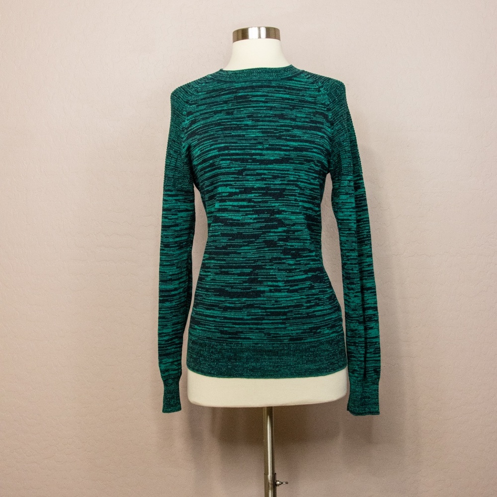 H&M Green/black Pullover Unisex Sweater